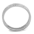 Sterling Silver Rings For Women TS434 Rhodium 925 Sterling Silver Ring