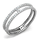 Sterling Silver Rings For Women TS434 Rhodium 925 Sterling Silver Ring