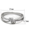 Sterling Silver Rings For Women TS435 Rhodium 925 Sterling Silver Ring