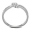 Silver Jewelry Rings Sterling Silver Rings For Women TS435 Rhodium 925 Sterling Silver Ring Alamode Fashion Jewelry Outlet