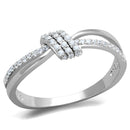 Silver Jewelry Rings Sterling Silver Rings For Women TS435 Rhodium 925 Sterling Silver Ring Alamode Fashion Jewelry Outlet