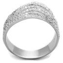 Sterling Silver Rings TS364 Rhodium 925 Sterling Silver Ring with CZ