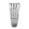 Sterling Silver Rings TS364 Rhodium 925 Sterling Silver Ring with CZ