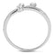 Sterling Silver Rings TS581 Rhodium 925 Sterling Silver Ring with CZ