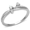 Sterling Silver Rings TS581 Rhodium 925 Sterling Silver Ring with CZ