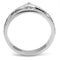 Sterling Silver Rings TS582 Rhodium 925 Sterling Silver Ring with CZ