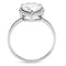 Sterling Silver Rings TS603 Rhodium 925 Sterling Silver Ring with CZ