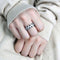 Silver Jewelry Rings Sterling Silver Rings TS613 Rhodium 925 Sterling Silver Ring with CZ Alamode Fashion Jewelry Outlet