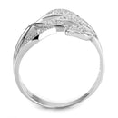 Sterling Silver Rings TS618 Rhodium 925 Sterling Silver Ring with CZ