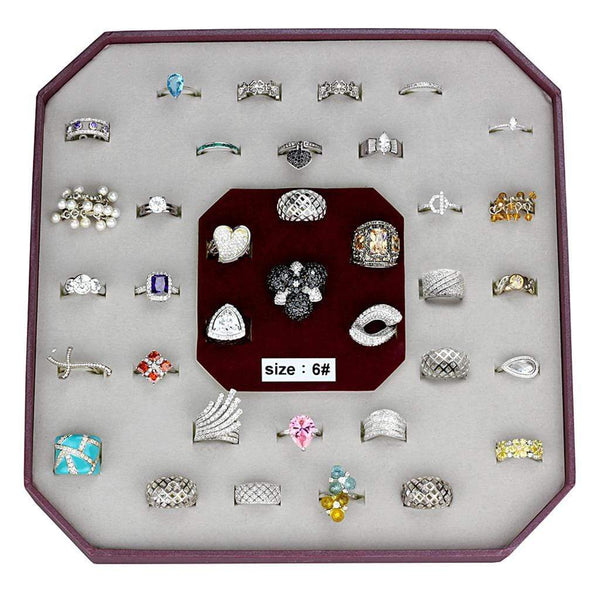Sterling Silver Rings VK925-001-SIZE6 Assorted 925 Sterling Silver Ring