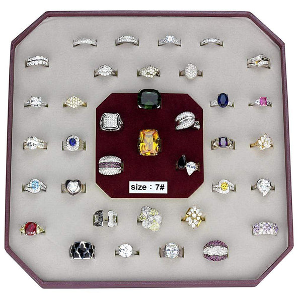 Sterling Silver Rings VK925-001-SIZE7 Assorted 925 Sterling Silver Ring