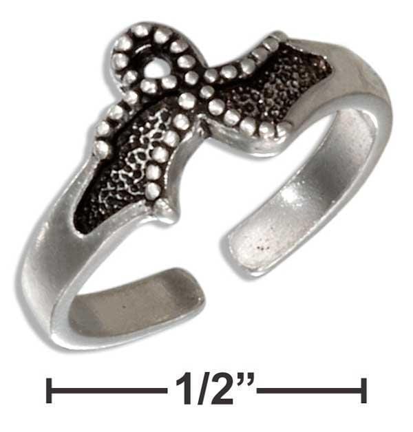 Silver Jewelry Rings STERLING SILVER STARFISH TOE RING JadeMoghul