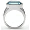 Swarovski Crystal Rings TK527 Stainless Steel Ring with Top Grade Crystal