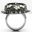 Swarovski Crystal Rings TK603 Stainless Steel Ring with Top Grade Crystal