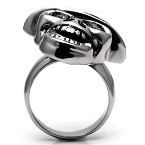 Swarovski Crystal Rings TK605 Stainless Steel Ring with Top Grade Crystal