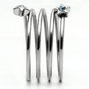 Swarovski Crystal Rings TK621 Stainless Steel Ring with Top Grade Crystal