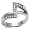 Swarovski Crystal Rings TK624 Stainless Steel Ring with Top Grade Crystal