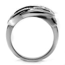 Swarovski Crystal Rings TK634 Stainless Steel Ring with Top Grade Crystal