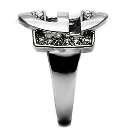 Swarovski Crystal Rings TK634 Stainless Steel Ring with Top Grade Crystal