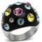 Swarovski Crystal Rings TK640 Stainless Steel Ring with Top Grade Crystal