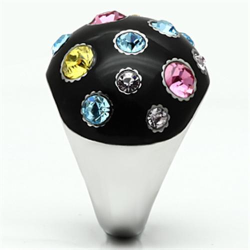 Swarovski Crystal Rings TK640 Stainless Steel Ring with Top Grade Crystal