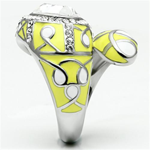 Swarovski Crystal Rings TK643 Stainless Steel Ring with Top Grade Crystal