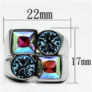 Swarovski Crystal Rings TK645 Stainless Steel Ring with Top Grade Crystal