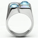 Swarovski Crystal Rings TK645 Stainless Steel Ring with Top Grade Crystal