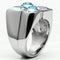 Swarovski Crystal Rings TK645 Stainless Steel Ring with Top Grade Crystal