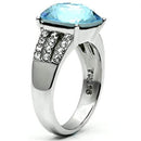 Swarovski Crystal Rings TK647 Stainless Steel Ring with Top Grade Crystal