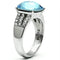 Swarovski Crystal Rings TK647 Stainless Steel Ring with Top Grade Crystal