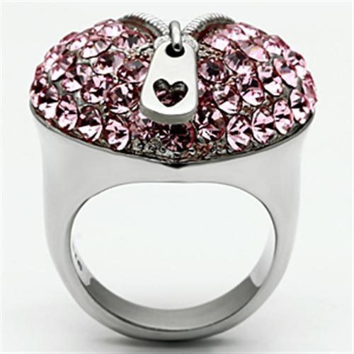 Swarovski Crystal Rings TK652 Stainless Steel Ring with Top Grade Crystal