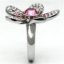 Swarovski Crystal Rings TK654 Stainless Steel Ring with Top Grade Crystal