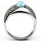 Swarovski Crystal Rings TK659 Stainless Steel Ring with Top Grade Crystal