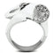 Swarovski Crystal Rings TK663 Stainless Steel Ring with Top Grade Crystal