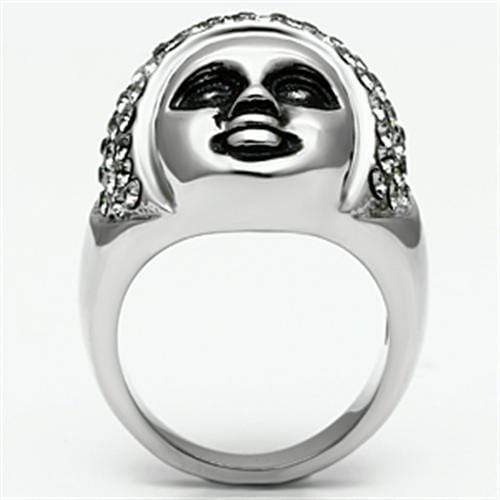 Swarovski Crystal Rings TK668 Stainless Steel Ring with Top Grade Crystal