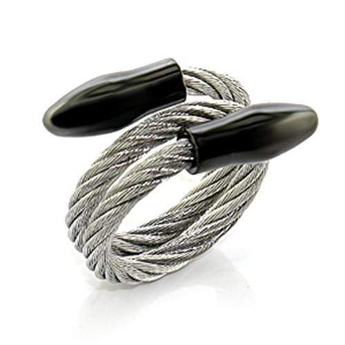 Silver Jewelry Rings Tiffany Rings LO396 Stainless Steel Ring Alamode Fashion Jewelry Outlet