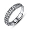 Silver Jewelry Rings Unique Antique Design Women High Quality Sterling Silver Adjustable Ring TIY