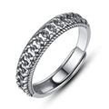 Unique Antique Design Women High Quality Sterling Silver Adjustable Ring