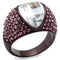 Silver Jewelry Rings Unique Engagement Rings TK1692DC Dark Brown (coffee) Stainless Steel Ring Alamode Fashion Jewelry Outlet