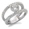 Unique Engagement Rings TK171 Stainless Steel Ring with AAA Grade CZ