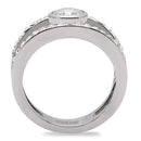 Unique Engagement Rings TK171 Stainless Steel Ring with AAA Grade CZ