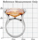 Silver Jewelry Rings Unique Engagement Rings TK174 Stainless Steel Ring with AAA Grade CZ Alamode Fashion Jewelry Outlet