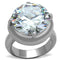 Unique Engagement Rings TK1749 Stainless Steel Ring with AAA Grade CZ