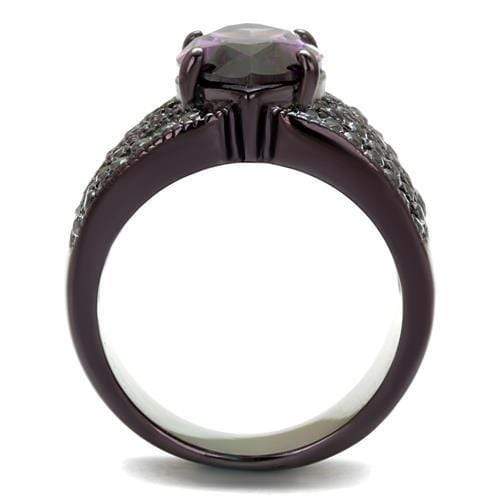 Unique Engagement Rings TK1752DC Dark Brown (coffee) Stainless Steel Ring