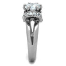 Unique Engagement Rings TK1757 Stainless Steel Ring with AAA Grade CZ