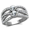 Unique Engagement Rings TK1758 Stainless Steel Ring with Top Grade Crystal