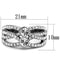 Unique Engagement Rings TK1758 Stainless Steel Ring with Top Grade Crystal