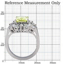 Silver Jewelry Rings Unique Engagement Rings TK176 Stainless Steel Ring with AAA Grade CZ Alamode Fashion Jewelry Outlet