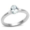 Unique Engagement Rings TK1762 Stainless Steel Ring with AAA Grade CZ